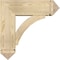 Ekena Millwork Thorton Arts and Crafts Rough Sawn Bracket w/ Offset Brace, Douglas Fir, 8"W x 24"D x 24"H BKT0806X24X24THR03RDF - alternate 4